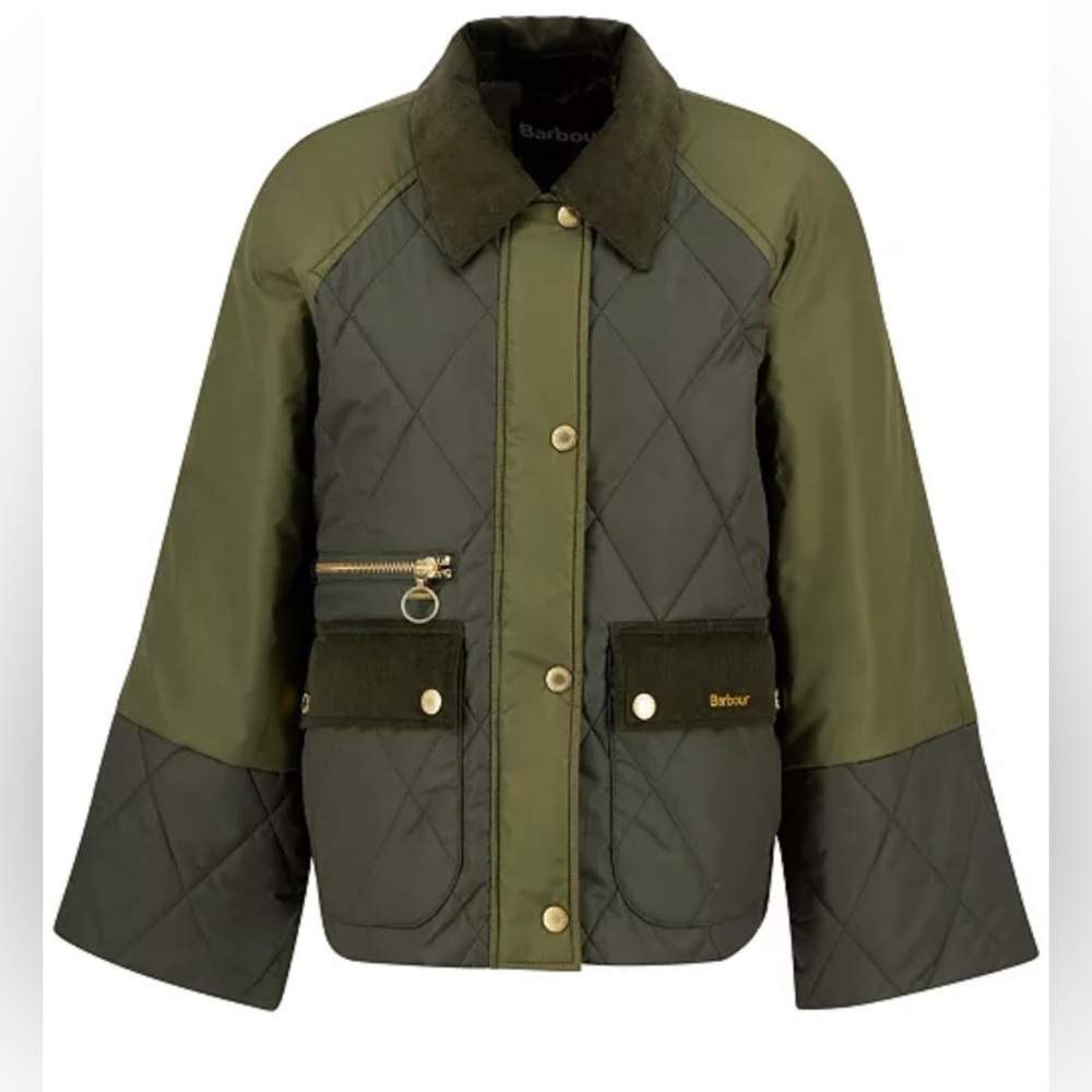 Barbour Women Olive Quilted Jacket